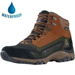 Haglofs Mens Skuta Mid Proof Eco Waterproof Walking Boots - Deep Woods