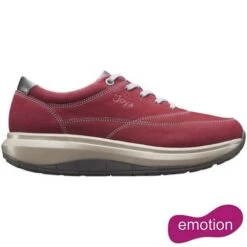 Joya Womens Venice Leather Shoes - Red