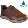 Skechers Mens Benago Hombre Waterproof Shoe - Dark Brown -Shoe Sales Shop PS2817 10