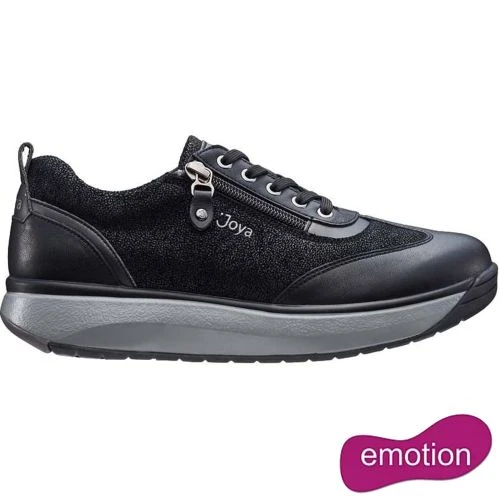 Joya Womens Laura Casual Leather Trainers - Black II 3 Joya Womens Laura Casual Leather Trainers - Black II