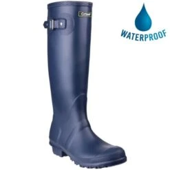 Cotswold Womens Sandringham Original Tall Wellington Boots - Navy