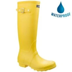 Cotswold Womens Sandringham Original Tall Wellington Boots - Yellow