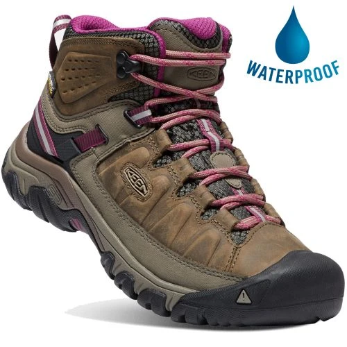 Keen Womens Targhee III Mid WP Waterproof Boots - Weiss Boysenberry 3 Keen Womens Targhee III Mid WP Waterproof Boots - Weiss Boysenberry