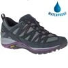 Merrell Womens Siren Sport 3 GTX Waterproof Shoes - Black Blackberry -Shoe Sales Shop PS3154X 1