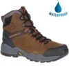 Merrell Mens Phaserbound 2 Tall Waterproof Walking Boot - Dark Earth -Shoe Sales Shop PS3204