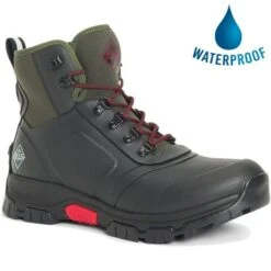 Muck Boots Mens Apex Lace Wellington Ankle Boots - Black