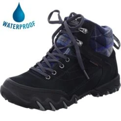 Allrounder By Mephisto Womens Nigata Tex Waterproof Walking Boots - Ocean