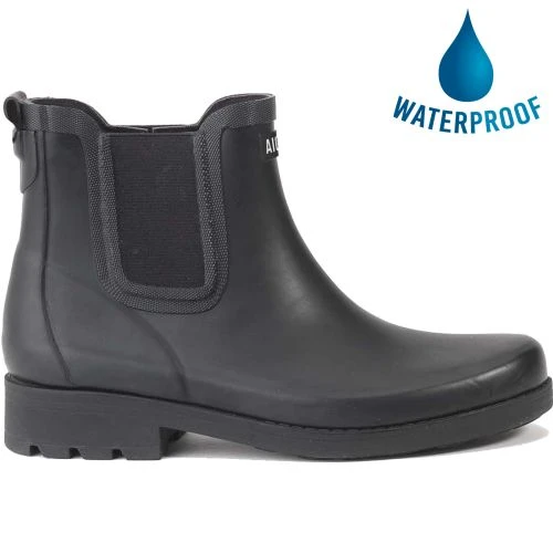Aigle Womens Carville 2 Ankle Wellington Boots - Noir 3 Aigle Womens Carville 2 Ankle Wellington Boots - Noir