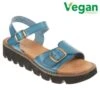 Heavenly Feet Womens Trudy Sandals - Blue -Shoe Sales Shop PS3835 3