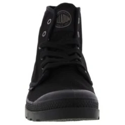 Palladium Mens Pampa Hi Canvas Combat Ankle Boots - Black -Shoe Sales Shop Palladium USPampaHighH Black02 8
