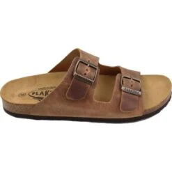 Plakton Womens Malaga Adjustable Slide Sandals - Roble Tan -Shoe Sales Shop Plakton Malaga 180010 Tan 2 7