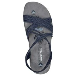 Skechers Womens Reggae Slim Turn It Up Sandals - Navy -Shoe Sales Shop ReggaeSlimTurnItUp Navy 3847257