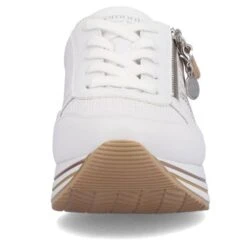 Remonte Womens Wide Fit Trainers - White Rose Gold -Shoe Sales Shop Remonte D1318 80 White 6 6