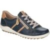 Remonte Womens R1426-14 Trainers - Navy Blue Tan -Shoe Sales Shop Remonte R1426 14 PacificBlue 1 6
