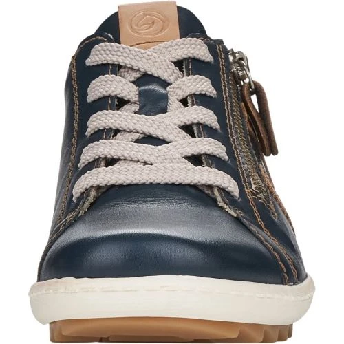 Remonte Womens R1426-14 Trainers - Navy Blue Tan 7 Remonte Womens R1426-14 Trainers - Navy Blue Tan - Image 5