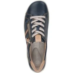 Remonte Womens R1426-14 Trainers - Navy Blue Tan 16 Remonte Womens R1426-14 Trainers - Navy Blue Tan -Shoe Sales Shop Remonte R1426 14 PacificBlue 7 6