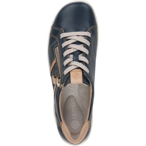 Remonte Womens R1426-14 Trainers - Navy Blue Tan 9 Remonte Womens R1426-14 Trainers - Navy Blue Tan - Image 7
