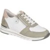 Remonte Womens R6706-80 Trainers - White Green Pink -Shoe Sales Shop Remonte R6706 80 ColumboWhite 1 6