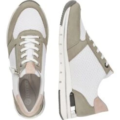 Remonte Womens R6706-80 Trainers - White Green Pink 12 Remonte Womens R6706-80 Trainers - White Green Pink -Shoe Sales Shop Remonte R6706 80 ColumboWhite 3 6