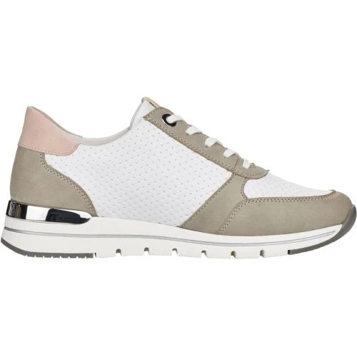 Remonte Womens R6706-80 Trainers - White Green Pink 6 Remonte Womens R6706-80 Trainers - White Green Pink - Image 4