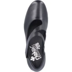 Rieker Womens 41793-02 Court Shoes - Black Black -Shoe Sales Shop Rieker 41793 Black 4 6