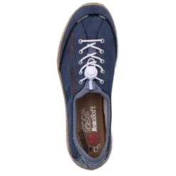 Rieker Womens N42T0 Slip On Shoe - Jeans Blue Marine Light Blue -Shoe Sales Shop Rieker N42T0 14 Blue 4 6