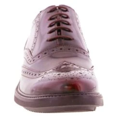 Roamers Mens Ted Country Brogues Oxford Shoes - Oxblood -Shoe Sales Shop Roamers M179BD Oxblood02 7