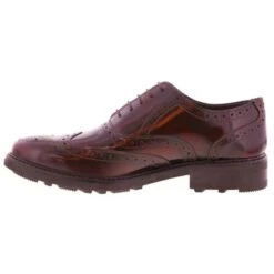 Roamers Mens Ted Country Brogues Oxford Shoes - Oxblood -Shoe Sales Shop Roamers M179BD Oxblood03 7