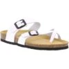 Plakton Womens Savannah Strappy Toe Post Sandals - Napa Rust White 1 Plakton Womens Savannah Strappy Toe Post Sandals - Napa Rust White -Shoe Sales Shop Savannah 181032 BLANCO 02854441