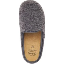 Scholl Womens Maddy Slippers - Dark Grey -Shoe Sales Shop Scholl Maddy DarkGrey 3 6