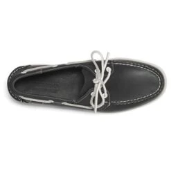 Sebago Mens Dockside Portland Leather Boat Deck Shoes - Blue Navy -Shoe Sales Shop Sebago DocksidesFGL BlueNavy 1 10