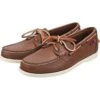 Sebago Mens Dockside Portland Leather Boat Deck Shoes - Brown -Shoe Sales Shop Sebago DocksidesPortland Brown 6 9