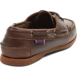 Sebago Womens Jacqueline Leather Deck Shoe - Dark Brown Gum 7 Sebago Womens Jacqueline Leather Deck Shoe - Dark Brown Gum -Shoe Sales Shop Sebago Jacqueline DarkBrownGum 1 7
