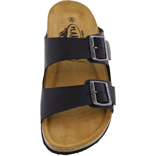 Plakton Mens Seth Malaga Adjustable Slide Sandals - Black 6 Plakton Mens Seth Malaga Adjustable Slide Sandals - Black - Image 4