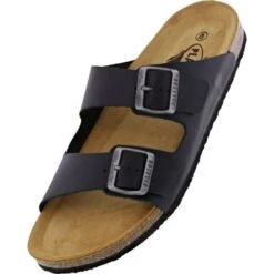 Plakton Mens Seth Malaga Adjustable Slide Sandals - Black 11 Plakton Mens Seth Malaga Adjustable Slide Sandals - Black -Shoe Sales Shop SethMalaga 175857 NEGRO C855689