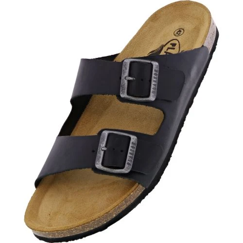 Plakton Mens Seth Malaga Adjustable Slide Sandals - Black 7 Plakton Mens Seth Malaga Adjustable Slide Sandals - Black - Image 5