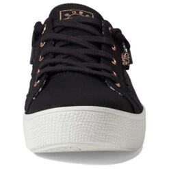 Skechers Womens Bobs B Extra Cute 2 Cute 4 U Trainers - Black White -Shoe Sales Shop Skechers 113328BLK 6 8