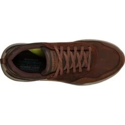 Skechers Mens Benago Hombre Waterproof Shoe - Dark Brown -Shoe Sales Shop Skechers BenagoHombr DarkBrown 3 20