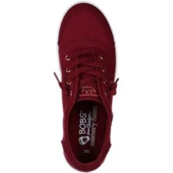 Skechers Womens Bobs B Cute Vegan Trainers - Burgandy -Shoe Sales Shop Skechers BobsBCute Burgandy 3 8