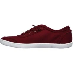 Skechers Womens Bobs B Cute Vegan Trainers - Burgandy -Shoe Sales Shop Skechers BobsBCute Burgandy 5 8