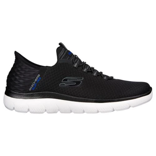 Skechers Mens Slip Ins Summits High Range Trainers - Black 4 Skechers Mens Slip Ins Summits High Range Trainers - Black - Image 2