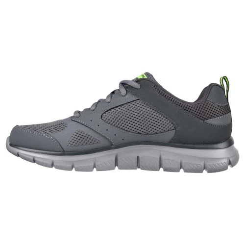 Skechers Mens Track Syntac Trainers - Charcoal 5 Skechers Mens Track Syntac Trainers - Charcoal - Image 3