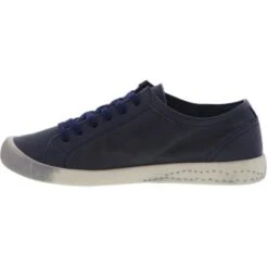 Softinos Womens Isla Trainers - Navy Smooth -Shoe Sales Shop Softinos ISLA SmoothNvy03 5