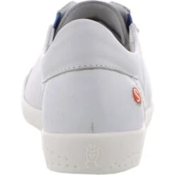 Softinos By Fly London Womens Iddy Trainers - White Blue Elastic -Shoe Sales Shop Softinos Iddy WhiteBlue 04 6