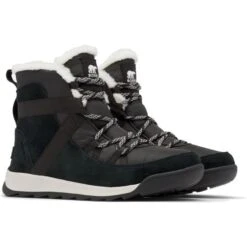 Sorel Womens Whitney II Flurry Warm Winter Boots - Black 10 Sorel Womens Whitney II Flurry Warm Winter Boots - Black -Shoe Sales Shop Sorel WmsWhitneyIIFlurry Black 3 9
