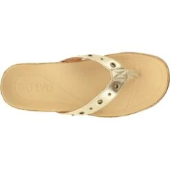 Strive Womens Saria Toe Post Sandals - Gold Metallic 7 Strive Womens Saria Toe Post Sandals - Gold Metallic -Shoe Sales Shop Strive Saria GoldMetallic 2 5