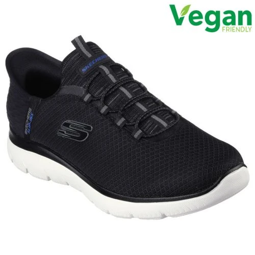 Skechers Mens Slip Ins Summits High Range Trainers - Black 3 Skechers Mens Slip Ins Summits High Range Trainers - Black