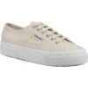 Superga Womens 2740 Platform Trainers - Beige Light Eggshell -Shoe Sales Shop Superga 2740 Beige 2 11