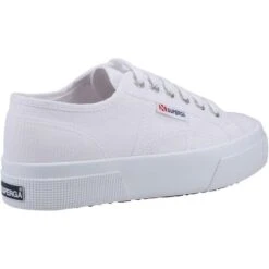 Superga Womens 2740 Platform Trainers - White -Shoe Sales Shop Superga 2740 White 3 11