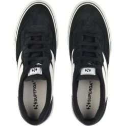 Superga Womens 3041 Revolley Trainers - Black White 9 Superga Womens 3041 Revolley Trainers - Black White -Shoe Sales Shop Superga 3041Revolley Black 2 11
